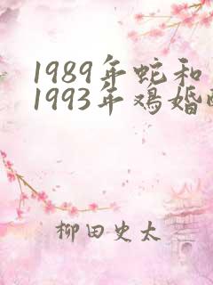 1989年蛇和1993年鸡婚配