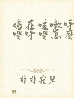 鸡在咳嗽呼吸呼噜呼噜怎么治