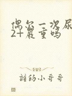 偶尔一次尿蛋白2+严重吗