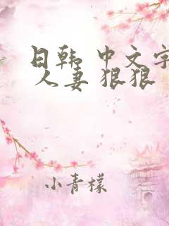 日韩 中文字幕 人妻 狠狠