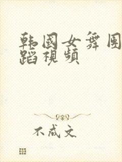 韩国女舞团的舞蹈视频