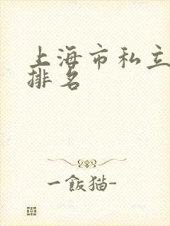 上海市私立学校排名