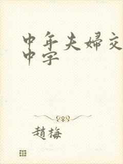 中年夫妇交换 中字