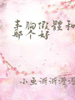 丰胸假体和抽脂哪个好