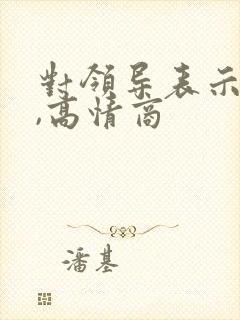 对领导表示感谢,高情商