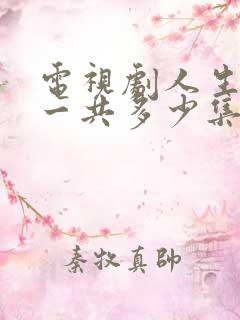 电视剧人生之路一共多少集