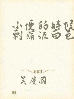 小便的时候尿道刺痛流白色液体