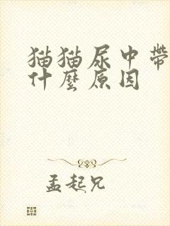 猫猫尿中带血是什么原因