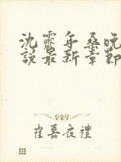 沈霁年桑晚夏小说最新章节更新时间表