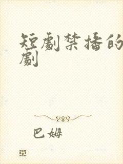 短剧禁播的5部剧