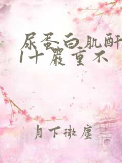 尿蛋白肌酐比值1十严重不