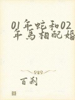 01年蛇和02年马相配婚姻如何