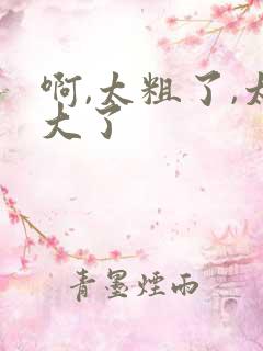 啊,太粗了,太大了