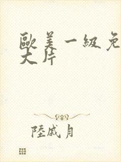 欧美一级免费看大片