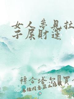 女人梦见拉裤兜子屎财运