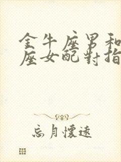 金牛座男和处女座女配对指数