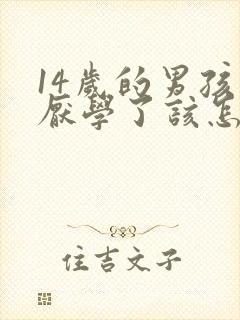 14岁的男孩子厌学了该怎么办