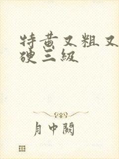 特黄又粗又长又硬三级