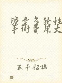 胆囊多发性结石手术费用大概是多少钱