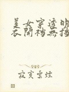 美女穿透明连体衣开裆无挡