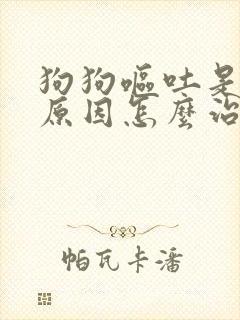 狗狗呕吐是什么原因怎么治疗