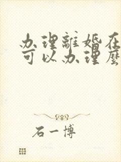 办理离婚在网上可以办理么