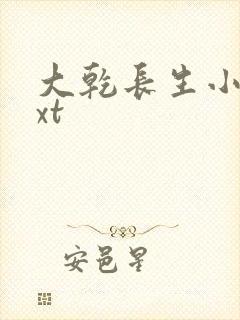 大乾长生小说txt