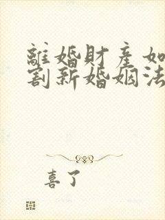 离婚财产如何分割新婚姻法2025年一方出轨