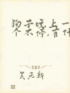 狗子晚上一直叫个不停,有什么办法