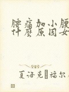 腰痛加小腹疼痛什么原因女