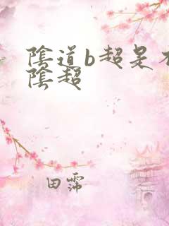 阴道b超是不是阴超