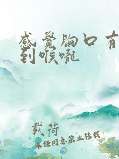 感觉胸口有气堵到喉咙