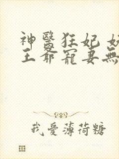 神医狂妃 妖孽王爷宠妻无度