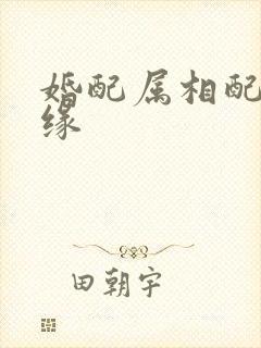 婚配属相配对姻缘