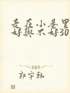 走在小巷里心情好与不好30字