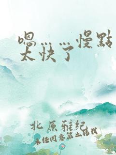 嗯……慢点……太快了