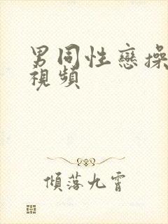 男同性恋操男人视频