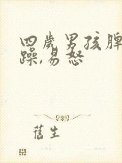 四岁男孩脾气暴躁,易怒