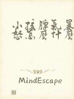 小孩脾气暴躁易怒怎么什么