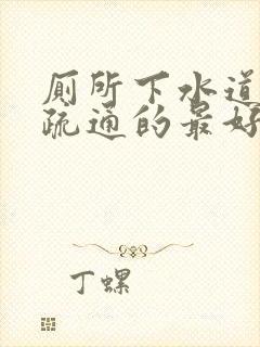 厕所下水道堵塞疏通的最好办法