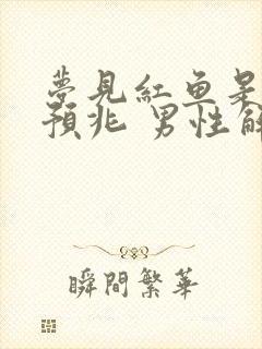 梦见红鱼是什么预兆 男性解梦