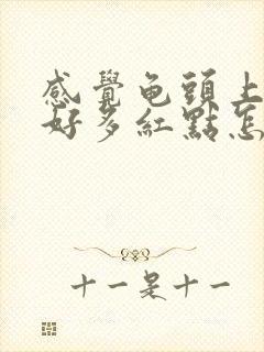 感觉龟头上冒出好多红点怎么回事