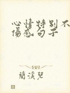 心情特别不好的伤感句子