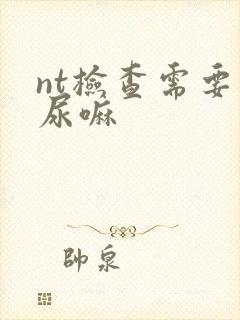 nt检查需要憋尿嘛