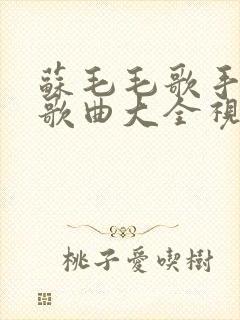 苏毛毛歌手所有歌曲大全视频