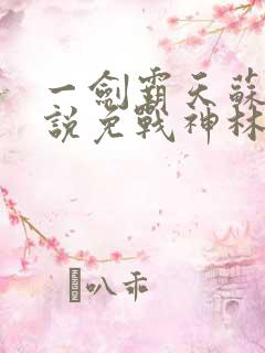 一剑霸天苏信小说免战神林北