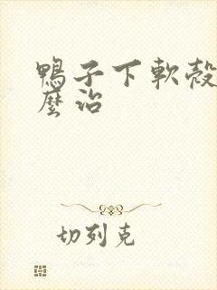 鸭子下软壳蛋怎么治