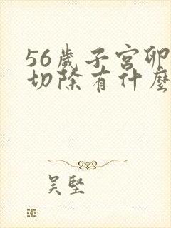 56岁子宫卵巢切除有什么影响