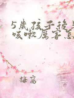 5岁孩子后半夜咳嗽厉害怎么回事