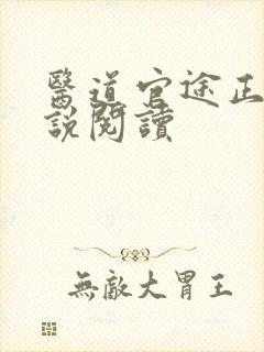 医道官途正版小说阅读